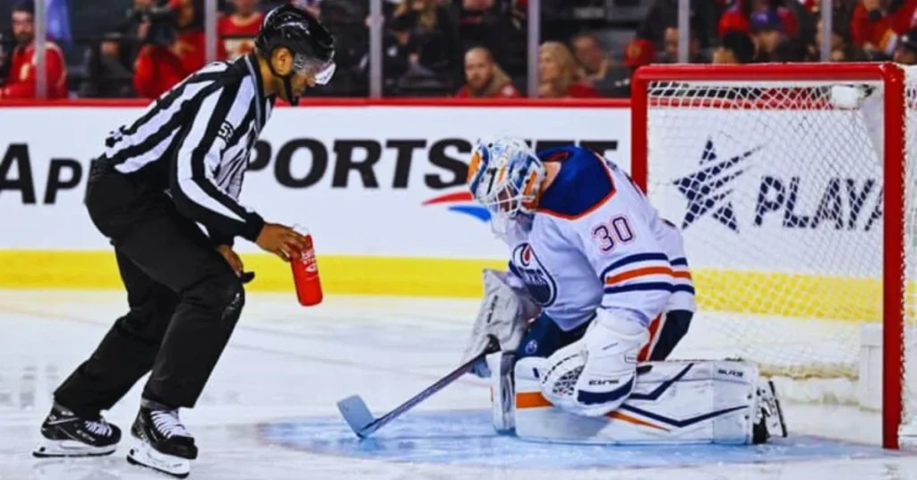 Myles Mint Pulls the Goalie
